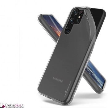 Silikoninis ploniausias dėklas  - permatomas (Samsung S23 Ultra)